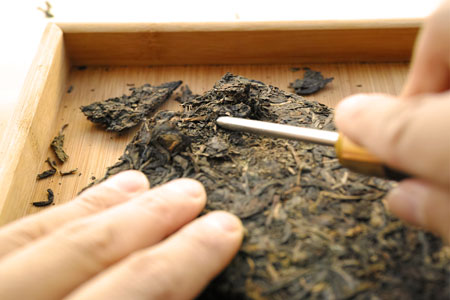 中茶牌65周年青磚03年プーアル茶