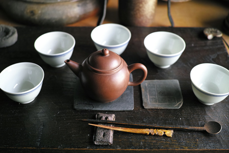 茶壺と茶杯