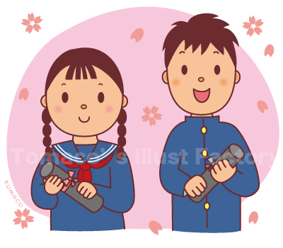 卒業 イラスト