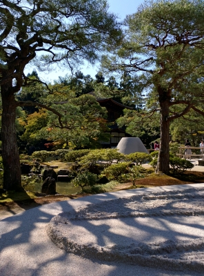 銀閣寺向月台
