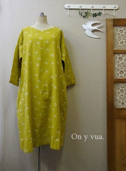 On y vua. たんぽぽ刺繍ワンピース＾＾ | ジジのつぶやき日記
