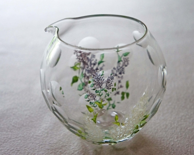 金津沙矢香展」：展示作品紹介⑦ 百花景シリーズ（うつわ