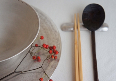 松本美弥子展」：展示作品紹介⑦ 箸置き､カトラリーレスト､茶器