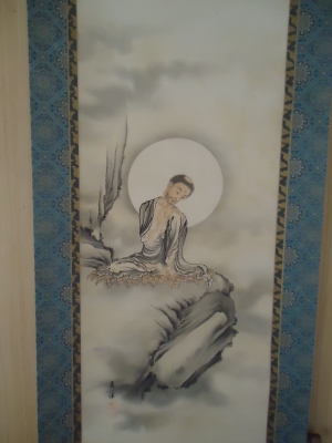 釈迦涅槃図を掛けお釈迦さまを偲ぶ | 弥勒寺ブログ 『弥勒寺通信』