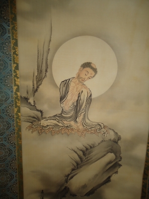 釈迦涅槃図を掛けお釈迦さまを偲ぶ | 弥勒寺ブログ 『弥勒寺通信』