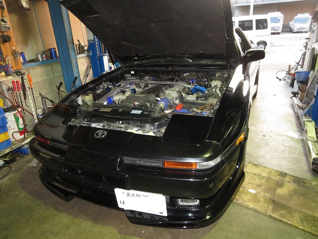 70スープラ ボンネットダンパー＆オイル交換 | MAI日記！