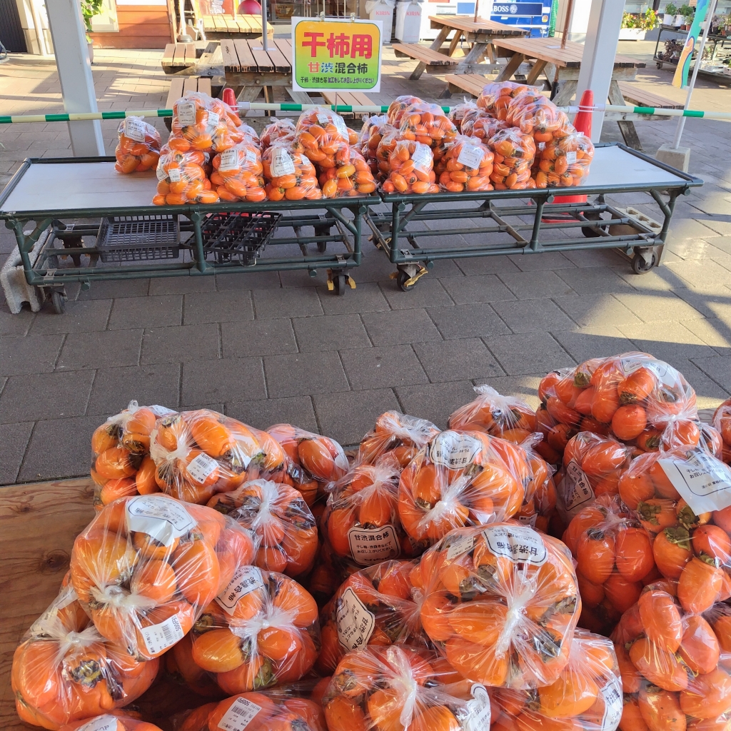 2024.11.1☆干し柿用柿販売開始（blog限定情報あるで）☆ | 道の駅の