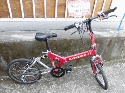 □Rause ラウズ相模原中古自転車販売店□COYOTE折りたたみ自転車・aLightミニサイクル入荷中□町田から徒歩10分ほど  ロードバイク・ママチャリも販売中□ | Rause - 古着屋ラウズのブログ