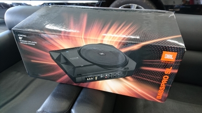 エスティマ サブウーハー取付け ACR50 エアコンダクト加工 JBL BASS
