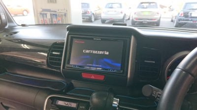 ホンダ N－BOX カーナビ取付 サブウーファー取付 カロッツェリア
