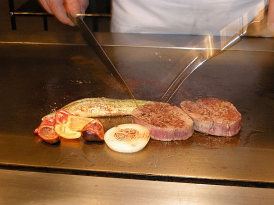 夢山水の鉄板焼き(イメージ)