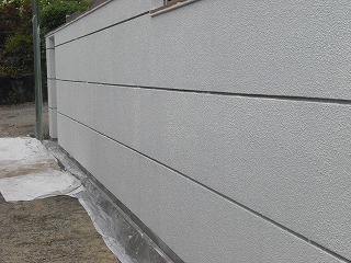 ゆず肌模様 下塗り 完了