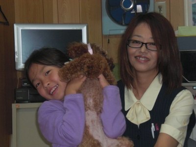 ミルとくるみと陽ちゃんです