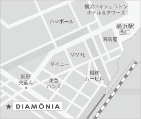 DIAMONIAまでの地図