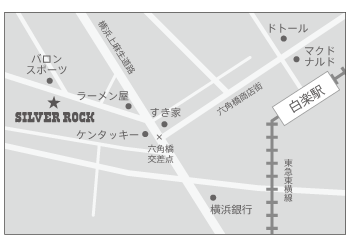 シルバーロックへの地図