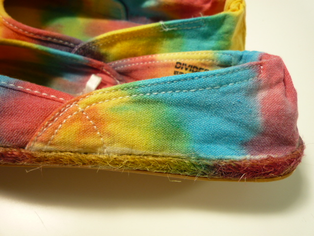 tie dye shoes