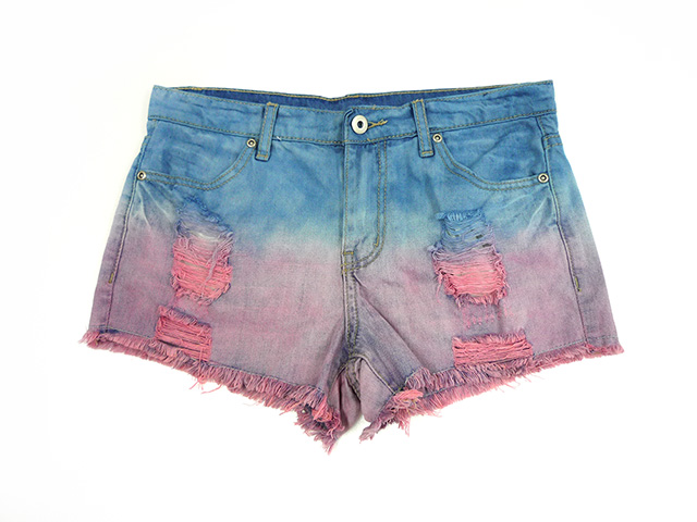 tie dye shorts