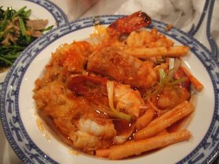 Stewed lobster special