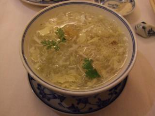 Delicious Fish's bladder and Crab Meat soup