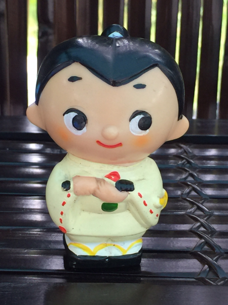 京都相互銀行 牛若丸ソフビ貯金箱 | 荒神乃庄 アンティークギャラリー