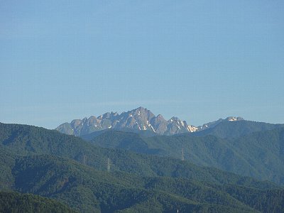 夏の北アルプス