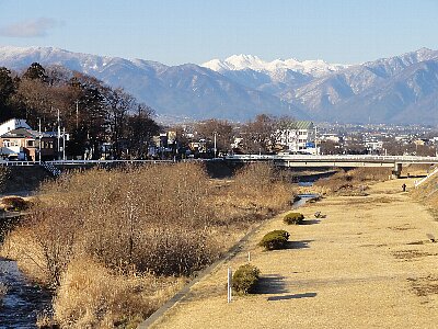 新春の薄川