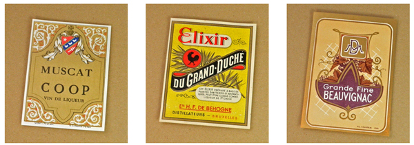 Vintage ワインラベル【DAISY】ヴィンテージ、リキュールラベル、ビンテージ、フランス、France、コラージュ、スクラップブッキング、アンティーク