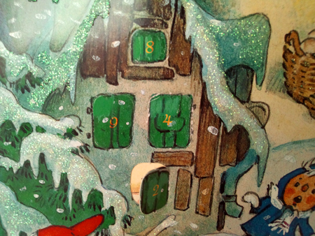 Advent calendar、フリッツ・バウムガルテン、クリスマスカレンダー、クリスマス、天使、妖精