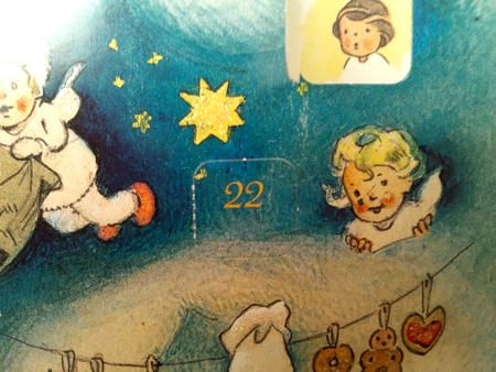 ドイツ、Advent calendar、フリッツ・バウムガルテン、クリスマスカレンダー、クリスマス、天使、妖精、Germany