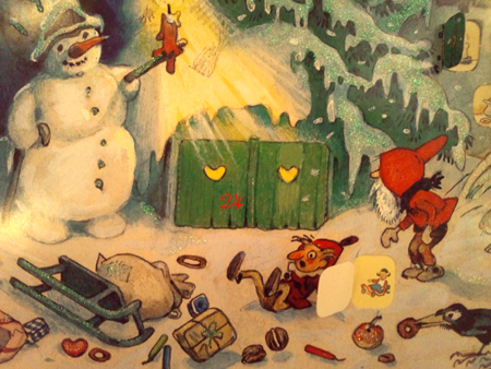 ドイツ、アドベントカレンダー、Advent calendar、フリッツ・バウムガルテン、クリスマスカレンダー、クリスマス、天使、妖精、Germany