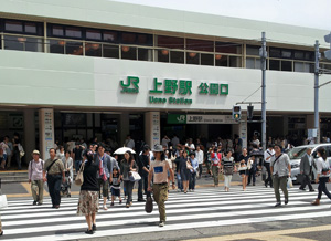 上野駅公園口 12 7 6 すばるキャブログ