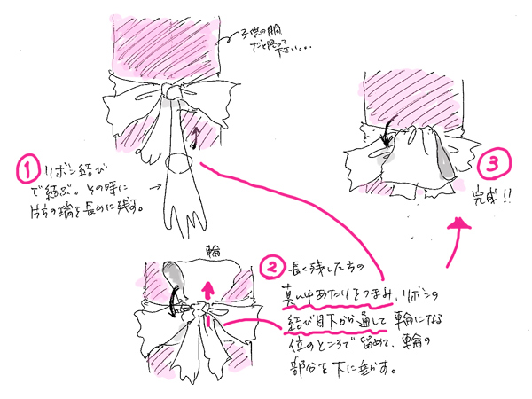 女の子のかわいい兵児帯結び 今日 この頃