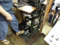 活版印刷機 足踏み 金沢