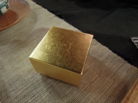 金箔の箱 茶杯