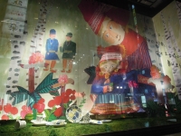 伊勢丹 ミロコマチコ クリスマス装飾