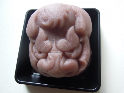 獅子頭型 上生菓子 和菓子処はやし