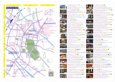 Machiya map English version traditional Kanazawa townhouses