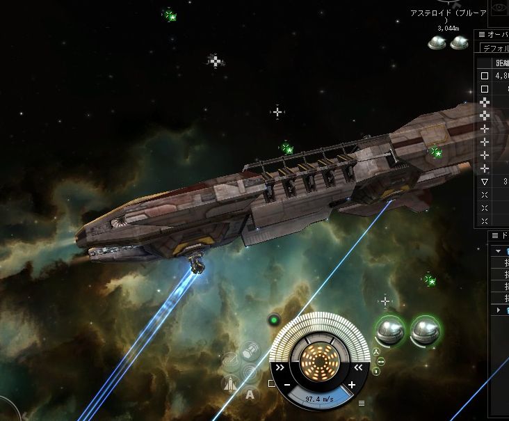 EVE アイスフィールド風景