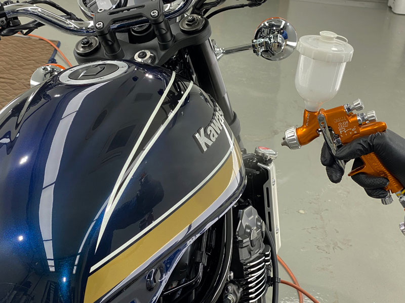 Kawasaki z900rs 50th 純正タンク　セラミックプロコーティング KAWASAKI Z900RS／Ceramic Pro 9Hコーティング施工（大阪市福島