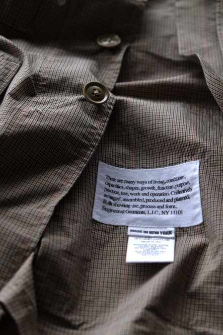 2020s/s:engineered garments | NIAGARA HOUSE