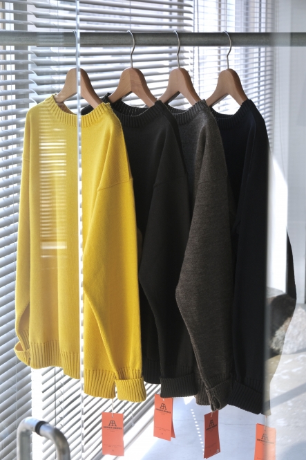 トップス ANDERSEN-ANDERSEN SEAMAN CREW YELLOW M ANDERSEN-ANDERSEN SEAMAN CREW YELLOW M