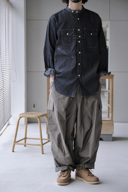 エンジニアードガーメンツ Banded Collar Shirt ENGINEERED GARMENTS (エンジニアードガーメンツ) Banded Collar Shirt