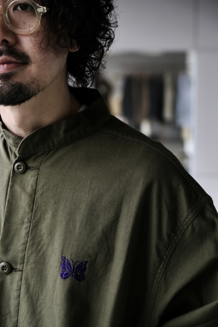 NEEDLES S.C. Army Shirt - Back Sateen | www.jarussi.com.br