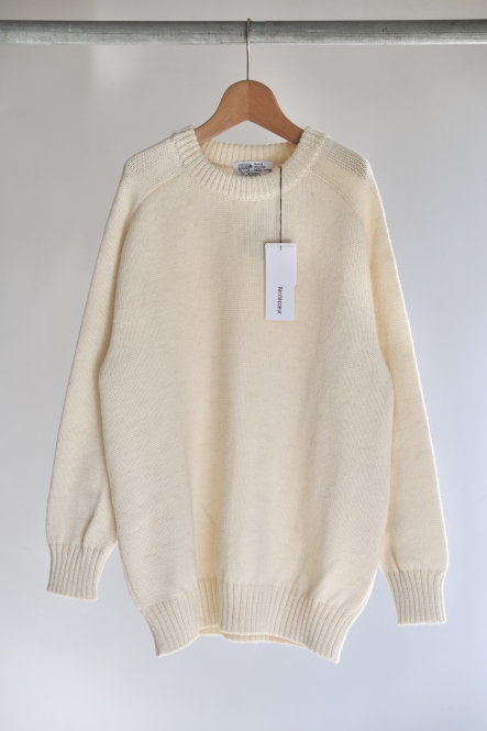 Veritecoeur 【新品タグ付】クルーネックニット ベージュ 2021f/w:veritecoeur | NIAGARA HOUSE