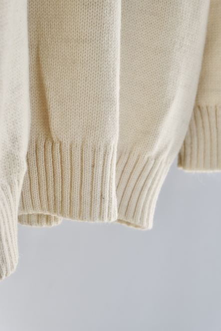 Veritecoeur 【新品タグ付】クルーネックニット ベージュ 2021f/w:veritecoeur | NIAGARA HOUSE