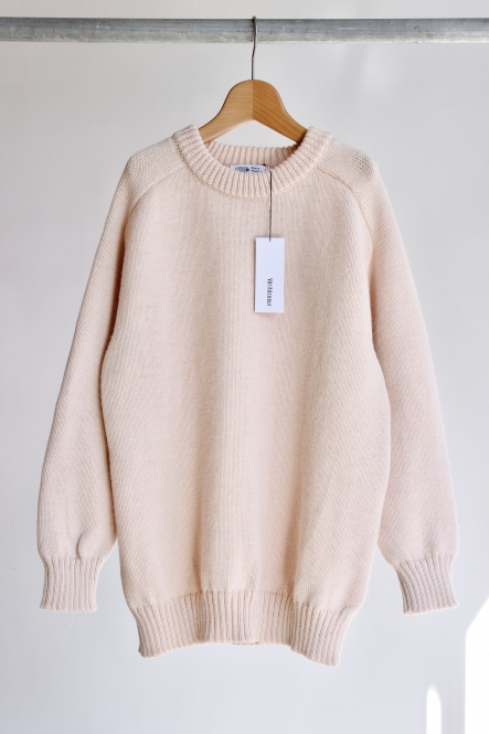 Veritecoeur 【新品タグ付】クルーネックニット ベージュ 2021f/w:veritecoeur | NIAGARA HOUSE