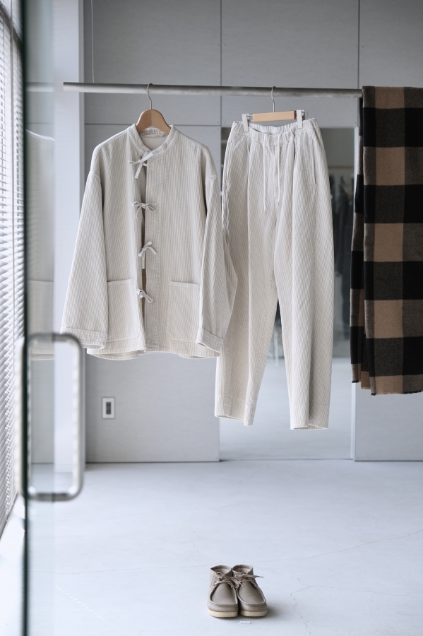 オシャレ loomer Wool Garment Dye Pants グラフペーパー | portaldekor.rs