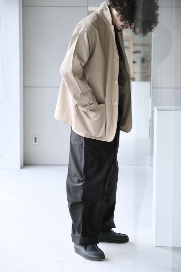 ERA. イーラTAS AWAI JACKET (beige) size : L