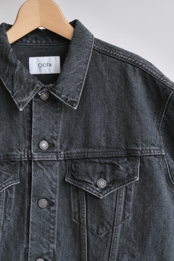 CIOTA デニムジャケット M.BLACK New Single Pocket Denim Jacket – CIOTA Online Shop