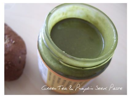 Green Tea & Pumpkin Seed Paste
